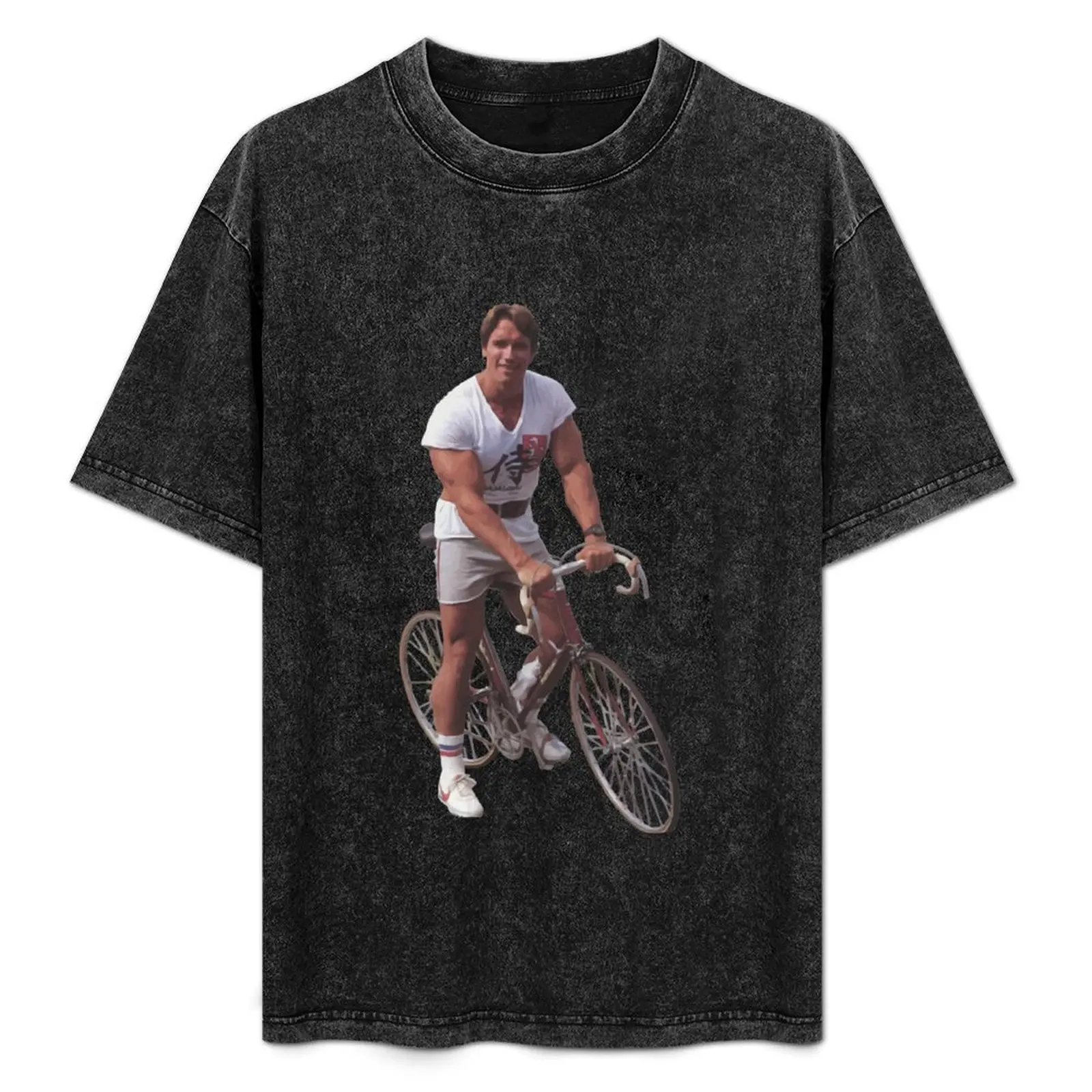 

Arnold on a Bike T-Shirt Relaxed Fit Casual Short Sleeve Top