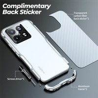 Original LUPHIE Metal Frame For Xiaomi 15 Pro Bumper Case Aviation Aluminium Protective Cover Skin For Xiaomi 15 Mi 15 pro