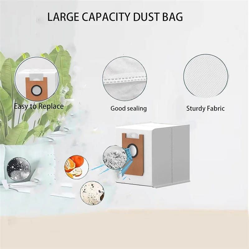A88X Fit For AIRROBO T20+ Robot Vacuum Parts Accessories Main Brush Hepa Filter Dust Bag Mop Washcloth