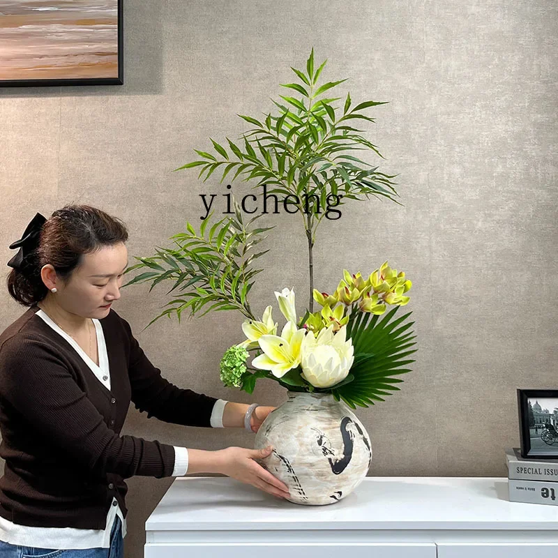 YFY  Jingjifeng Artificial Flower Living Room High-end Desktop Ornament decoration