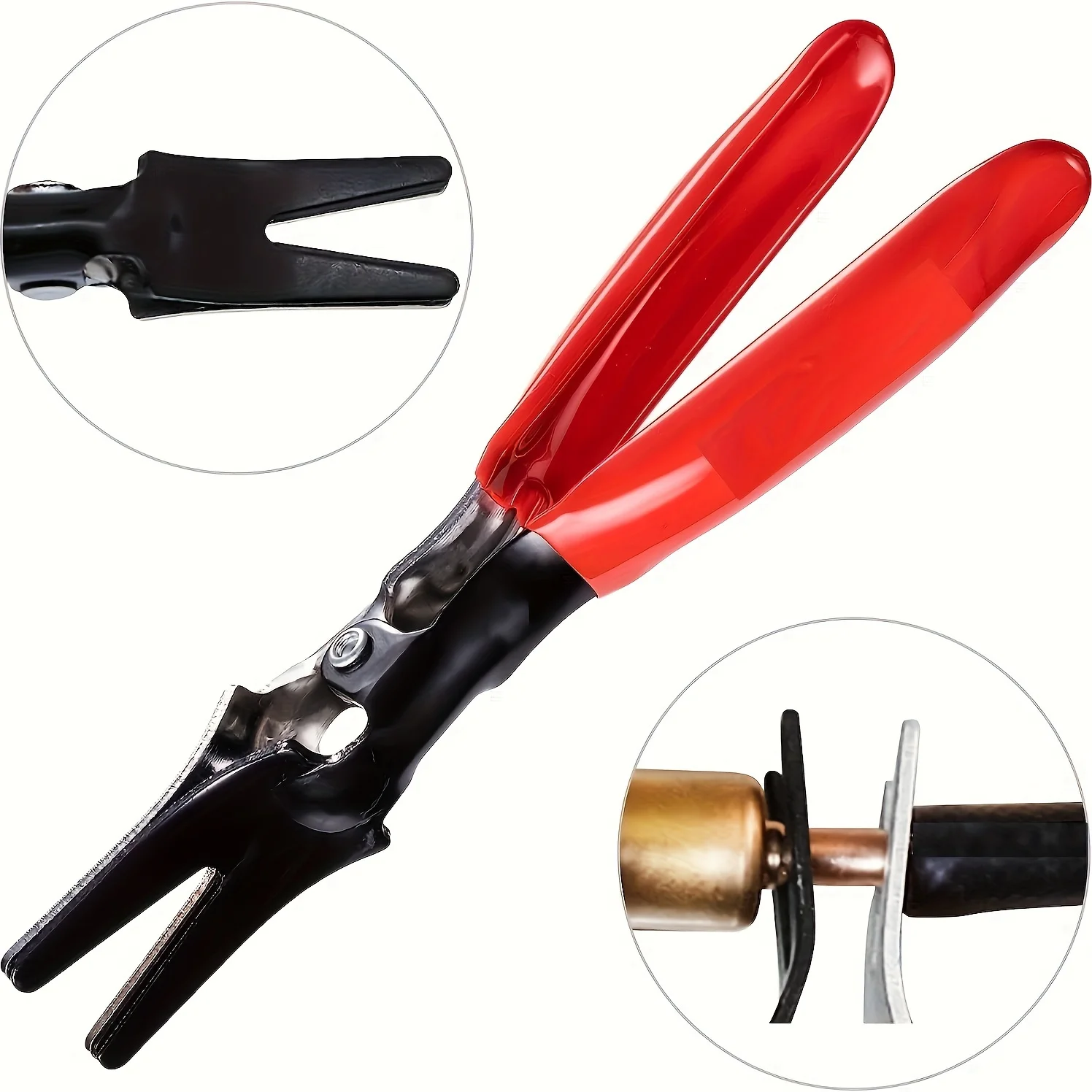 Automobile Tubing Oil Pipe Separation Clamp Joint Tightening Pliers Fuel Filters Hose Tube Buckle Removal Tools Car Pipe Tools