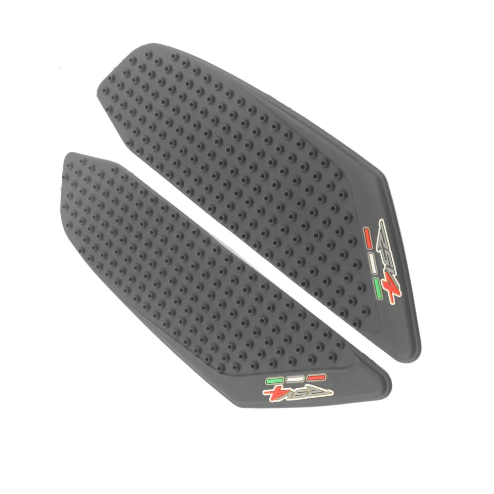 Protector de almohadilla de depósito antideslizante para motocicleta, pegatina adhesiva, agarre de rodilla de Gas, almohadilla de tracción lateral para Aprilia RSV4 RSV-4 2010-2017