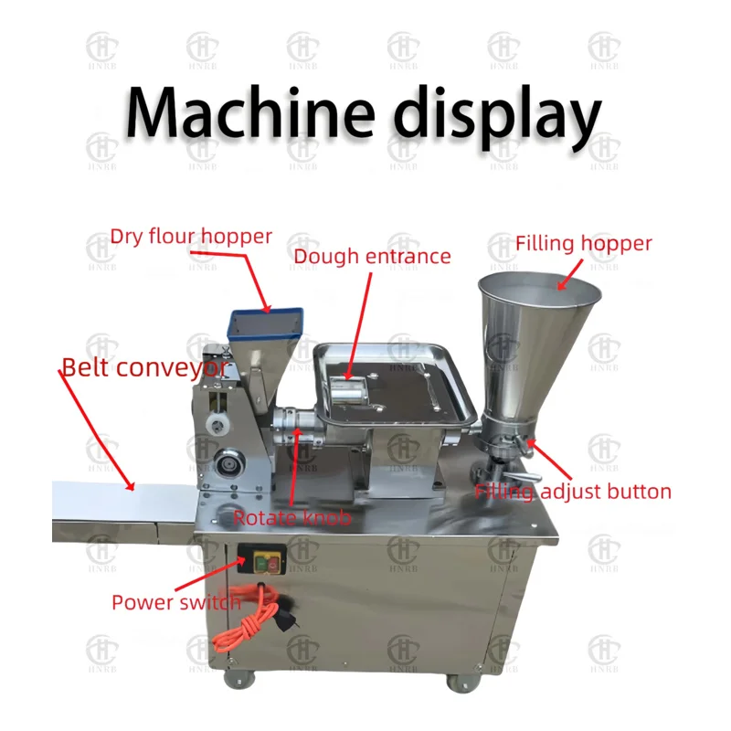 Automatic 220V Stainless Steel Ravioli Arepa Cappelletti Empanada Momos Dumplings Maker Grain Product Making Machine