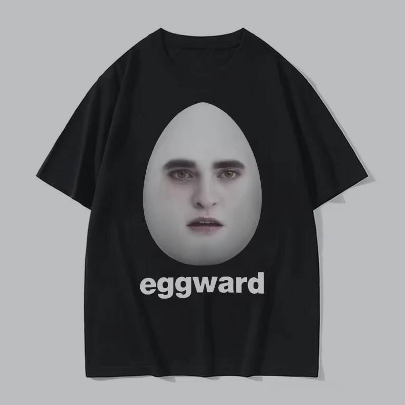 حار الشفق Eggward مضحك ميمي تي شيرت إدوارد كولين محاكاة ساخرة الفكاهة التي شيرت الرجال النساء عادية القطن تي شيرتات قصيرة الاكمام بلايز