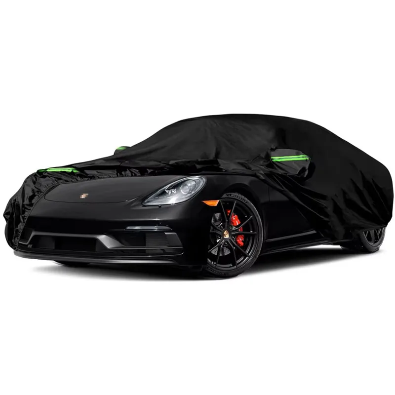 Waterproof Car Cover Fit 1997-2024 Porsche 718 Boxster Windproof Bands  for Snow Rain Dust Hail Protection