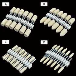 12 szt. Szlifierki akcesoria Dremel szczotka do polerowania wełny 2.35Mm tarcza polerska szlifierka głowica wiertła obrotowa polerka akcesoria narzędziowe