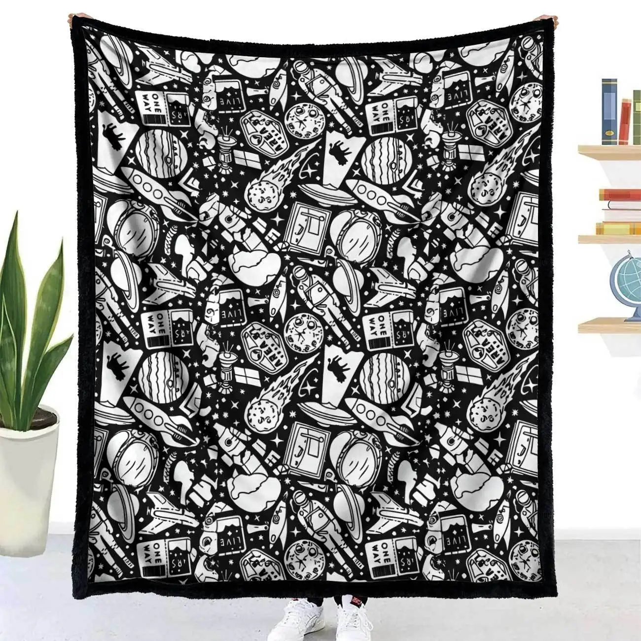 Explosive Multifunctional Printing Soft Painting Blanket DIY Coloring Blanket Handmade Color Brushes Coloring Blanket X