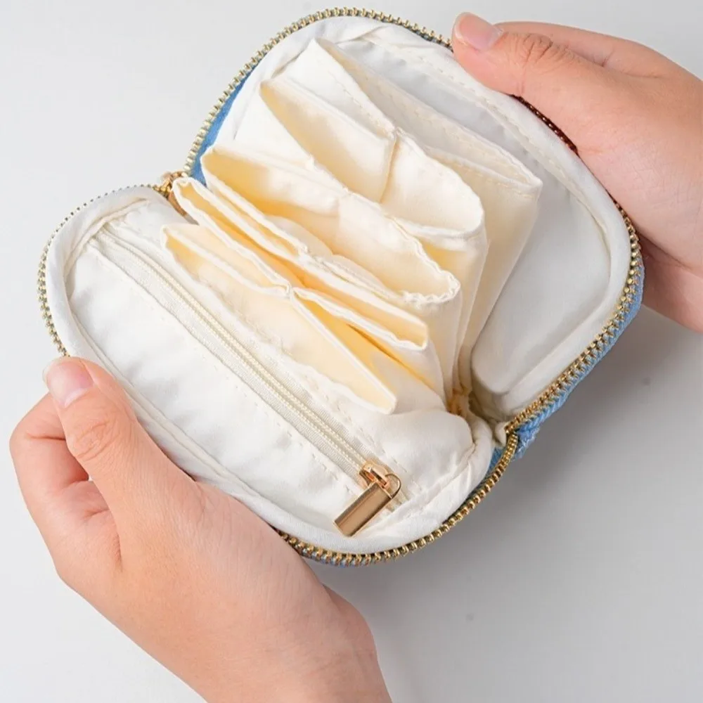 حقيبة مجوهرات للسفر متعددة الطبقات مضادة للاحتكاك مع مقصورات منظم مجوهرات حقيبة تخزين مجوهرات صغيرة محمولة #3