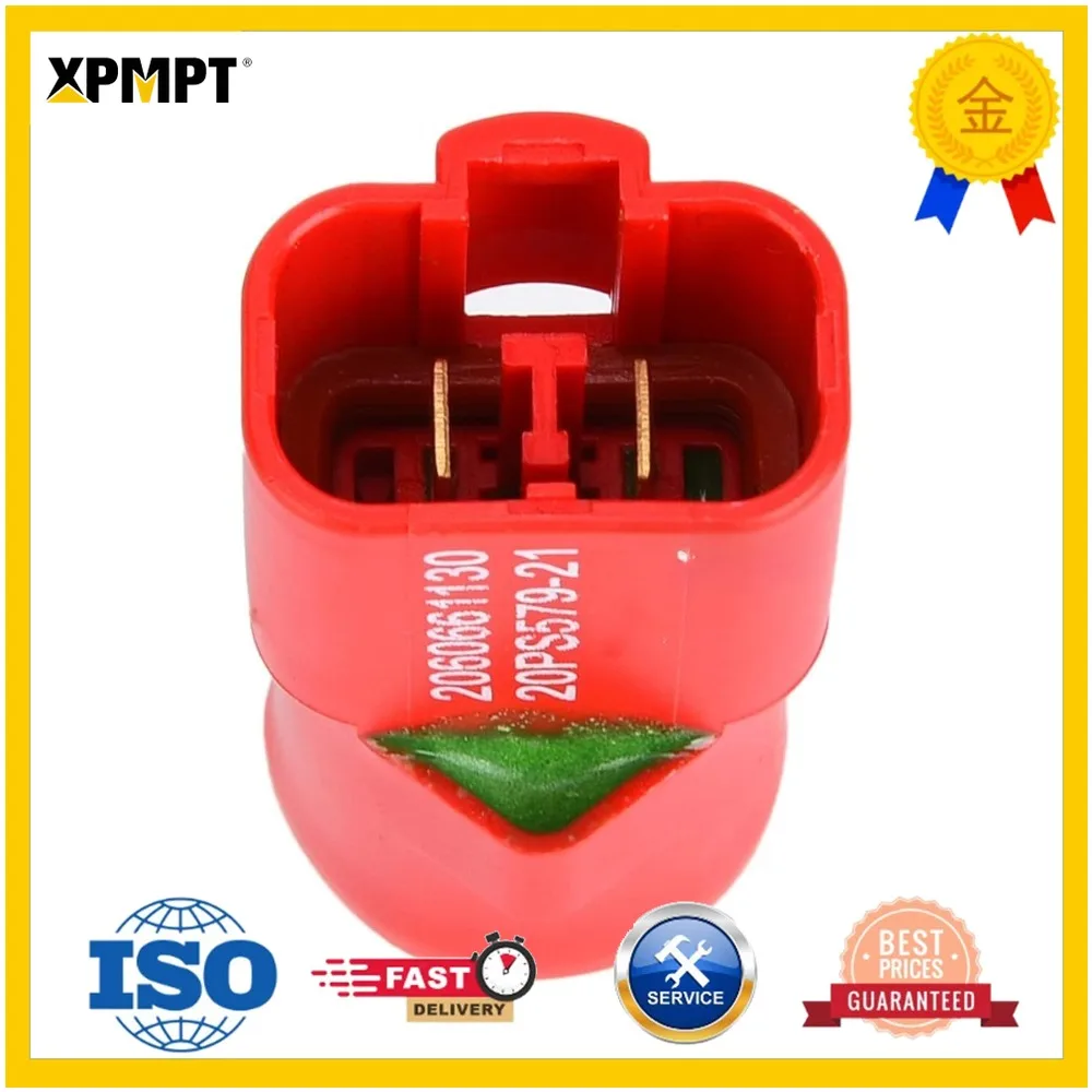 Distribution Valve Pressure Switch Hydraulic Sensor Durable Red for Komatsu Excavator PC200-7