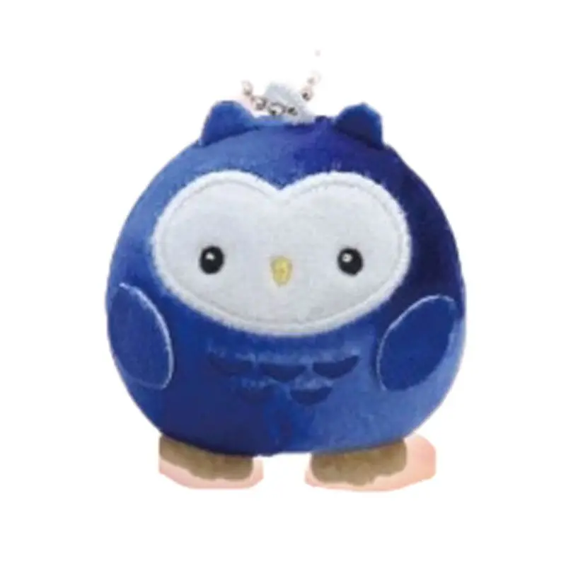 Japan Ulcap Gashapon Capsule Toy Dusk Owl Pendants Night Color Gradient Plush