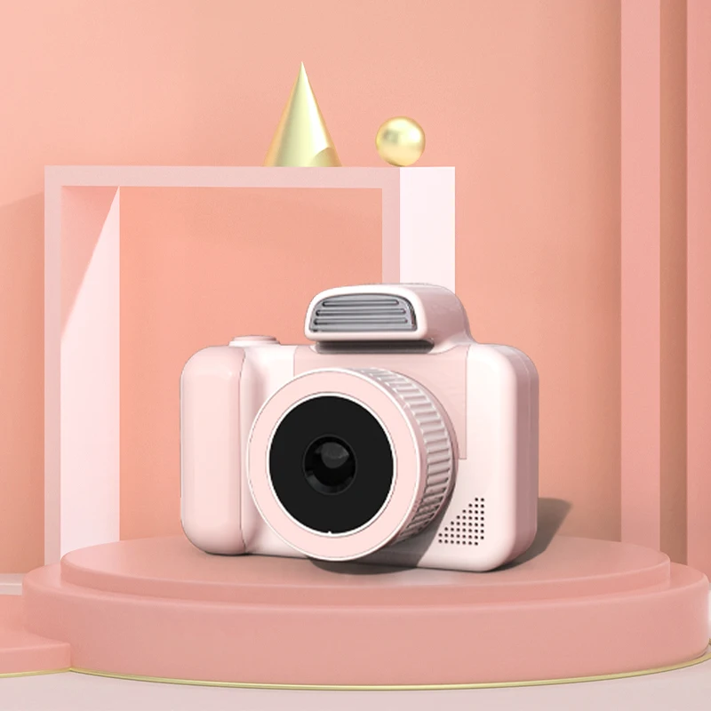 2600W Pixel HD Camera Mini Double Photography Puzzle Parent-Child Cartoon Cute Camera Gift Puzzle Photography Enlightenment