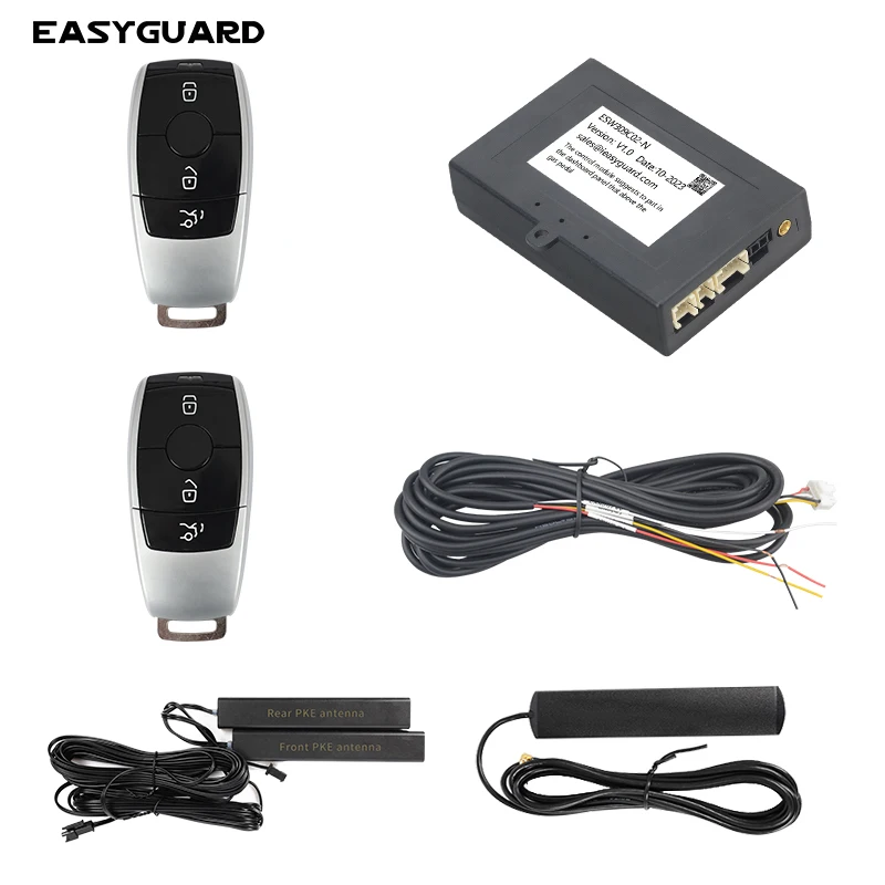 

EASYGUARD Smart Key PKE passive keyless entry fit for Benz FBS4 2014+ cars with factory OEM push start button