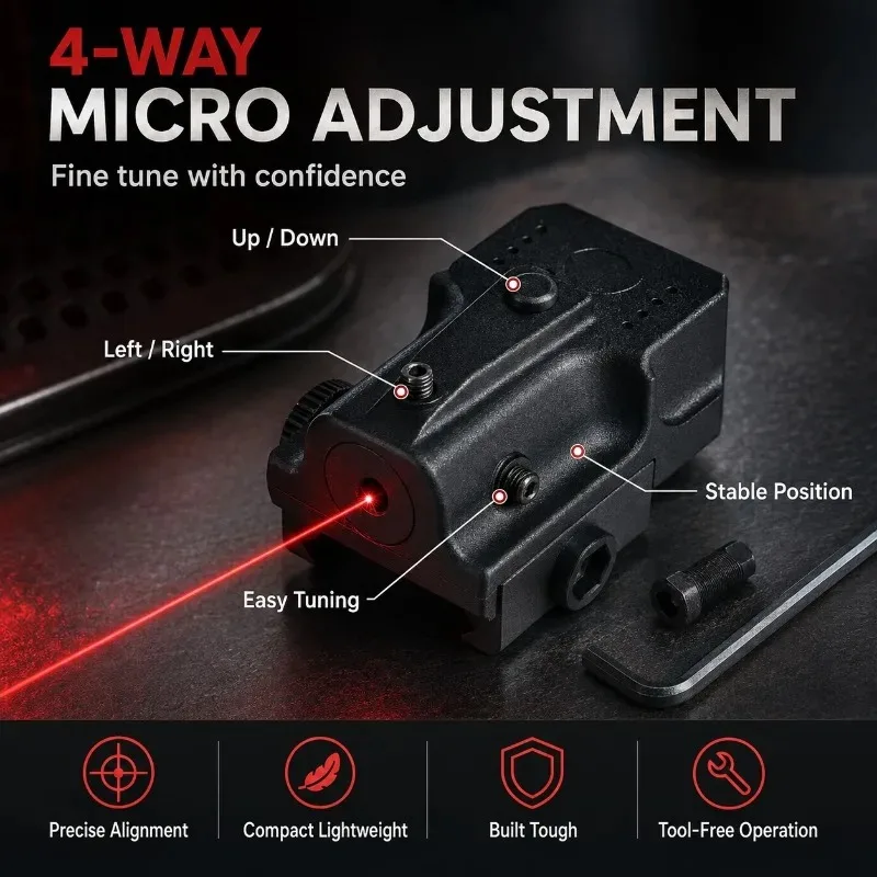 Low‑Profile Alloy Positioning Indicator, Anti‑Loose Decor Module for Hand‑Assembled Hobby Model Projects