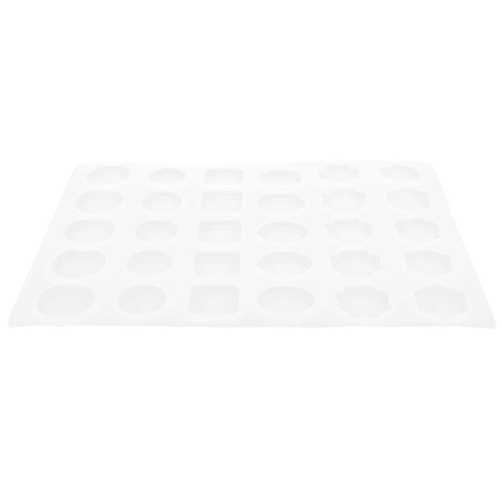 

Geometric Wax Sealing Mold Silicone Wax Seal Making Mat Reusable Melt Pad For Invitation Party Supplies Multiple Slots Smooth