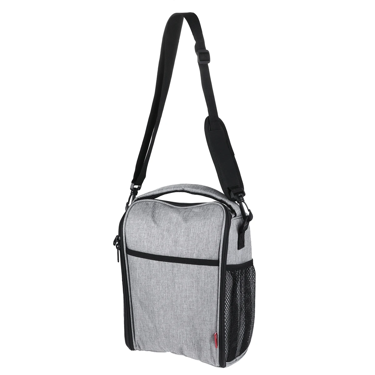 

Large Capacity Aluminum Foil Insulated Lunch Tote Bag Red Thermal Storage Cooler Bento Picnic Travel Snack Container