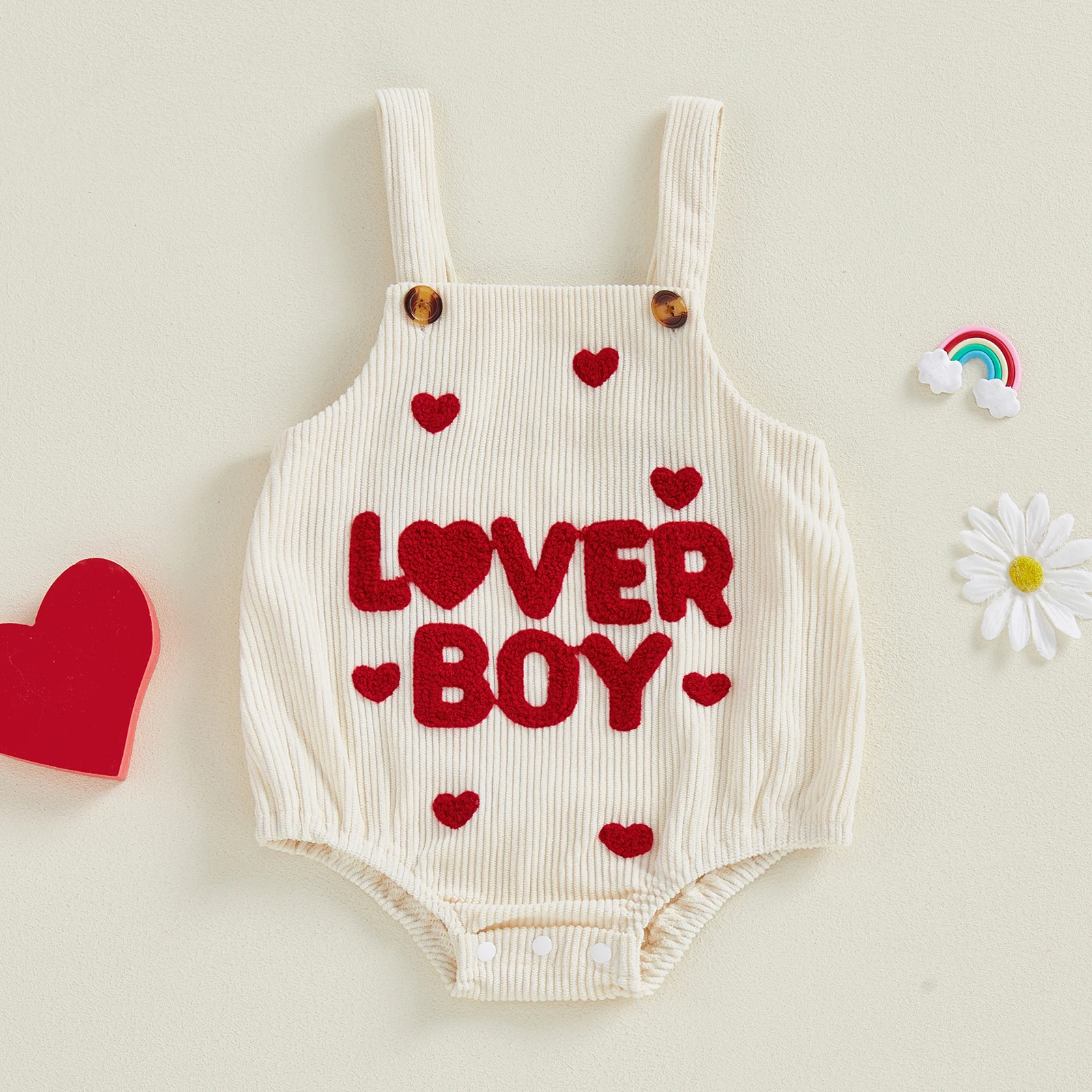 

My First Valentines Day Baby Boy Outfit Lover Boy Bubble Romper Newborn Heart Overalls Valentine Clothes