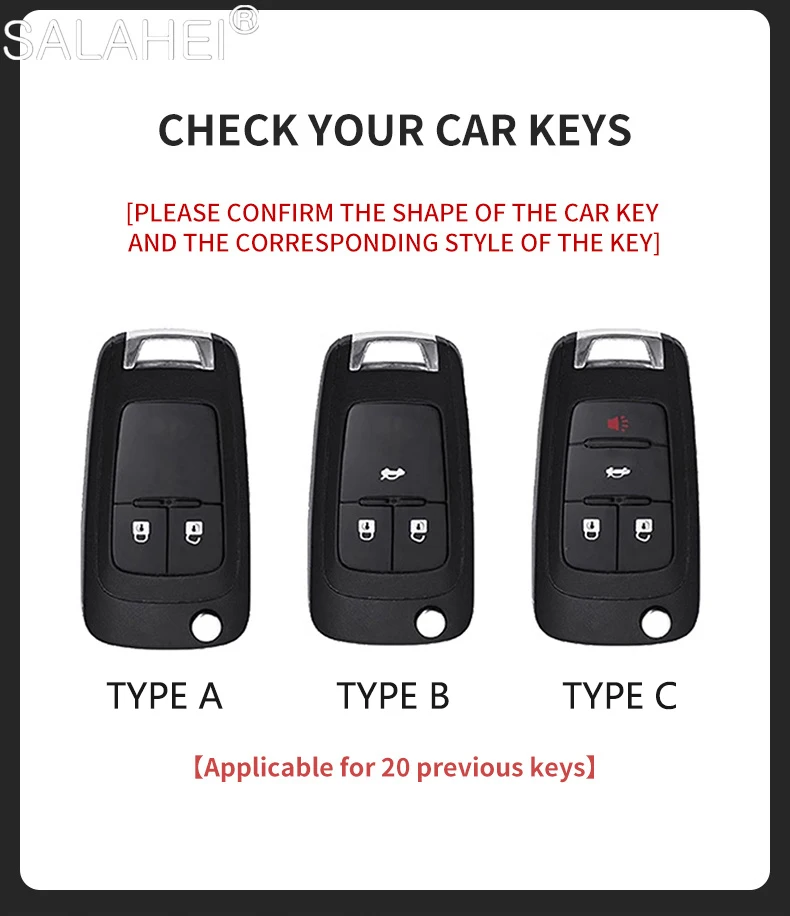 Remote Key 2/3/4 Button Car Key Case For Buick Chevrolet Cruze Epica Lova Camaro Impala Aveo Malibu Sail Orlando Trax Spark