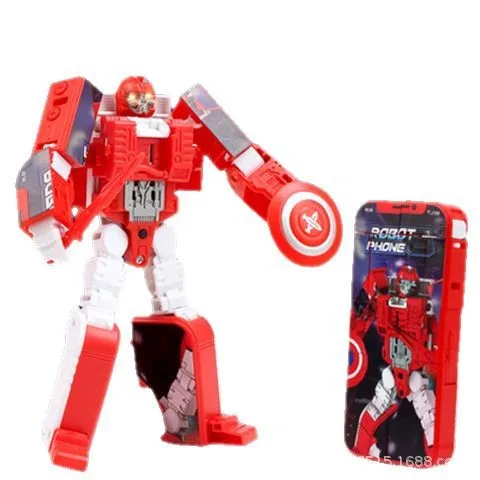 

Children's Creative Transforming Mecha Toys Mobile Phones Turn Into King Kong Robots Fun Playthings for Boys Cool Great Gifts