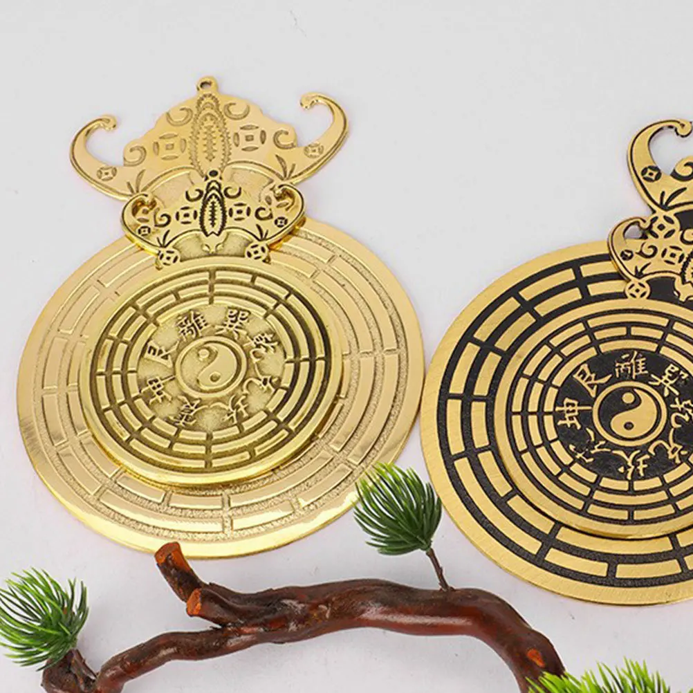 

Nine-Stars Mirror Chinese Luck Charm For Home Blessing Decor Exorcism Ornament Wall Hanging Auspicious Pendant