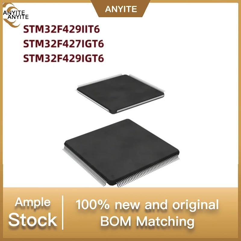 1pcs/lot  STM32F429IIT6 STM32F427IGT6  STM32F429IGT6 LQFP 176