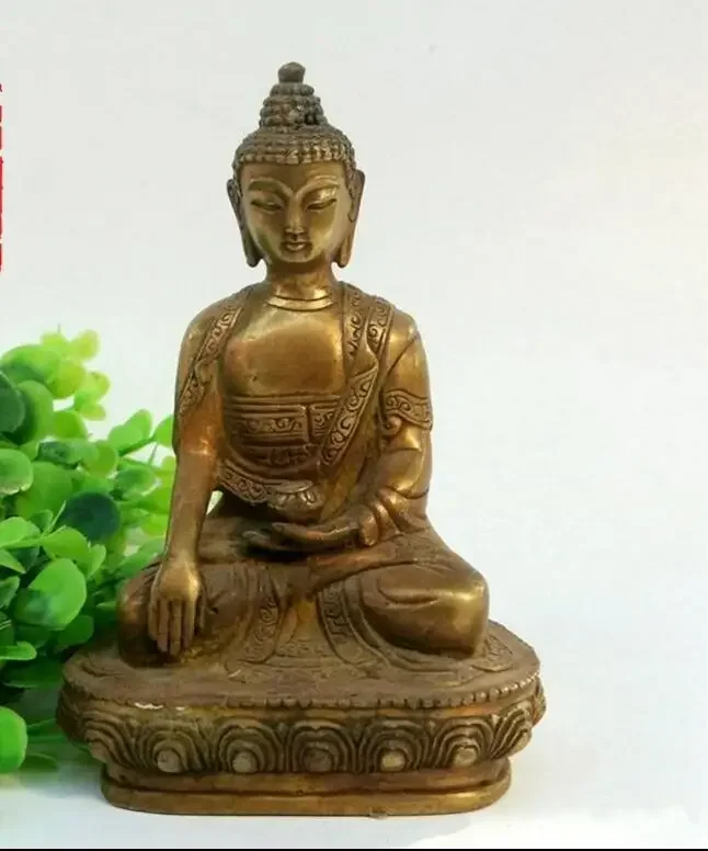 

Shakya Mani copper Buddha Vairocana Buddha statue copper ornaments