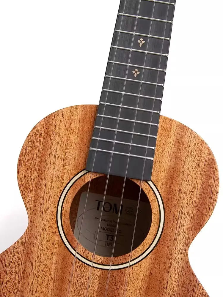 TOM T3PRO 23 inch Ukulele Acoustic Hawaii Guitar Mahogany Wood With Bag