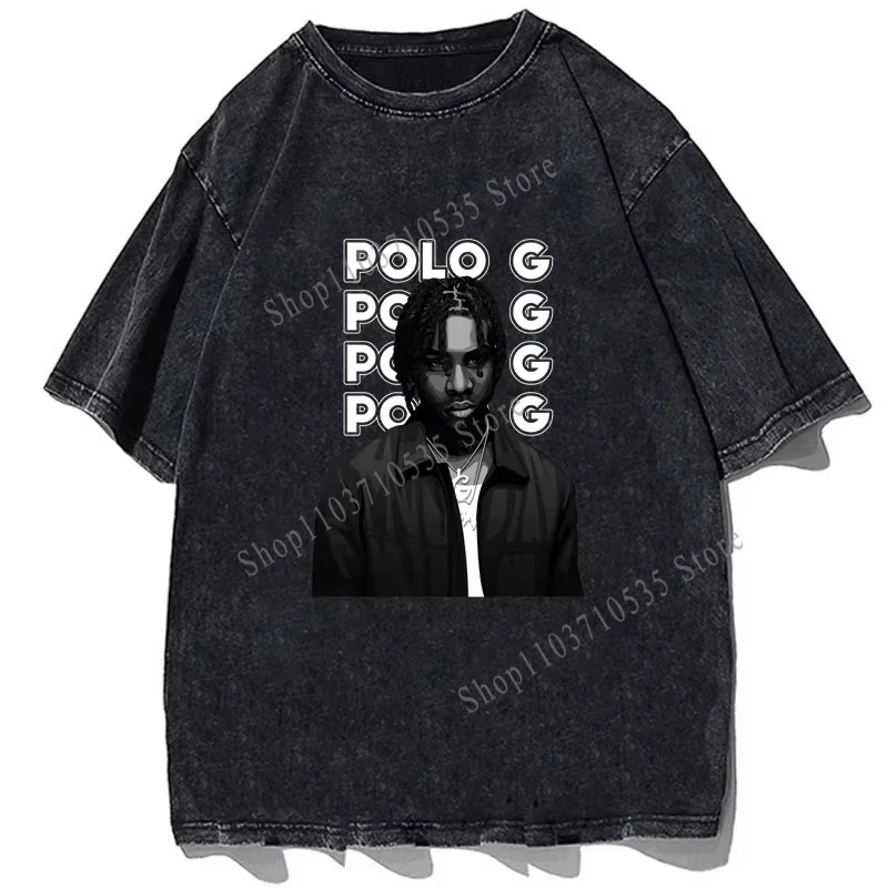 Rapper POLO G Graphic Tshirt Hip Hop T-shirts Summer Men Casual T Shirt Streetwear Tops Unisex Harajuku Oversized Cotton Tees