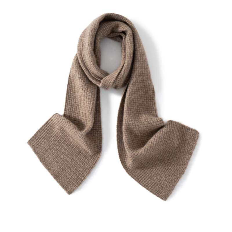 

Сплошной цвет, 100% кашемир, утолщенный вязаный шарф, зимний модный теплый шарф средней длины для женщин и мужчин, пара, праздничный подарок