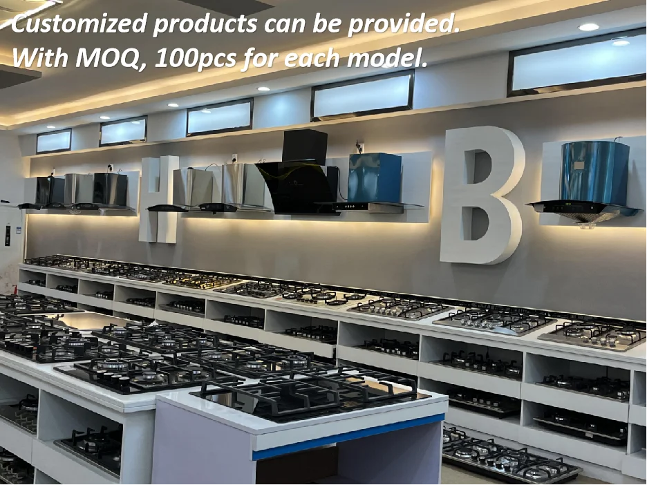 Piano cottura professionale a gas e elettrico da incasso a 4 fuochi: piano cottura a doppio combustibile dal produttore certificato per uso commerciale e domestico ​