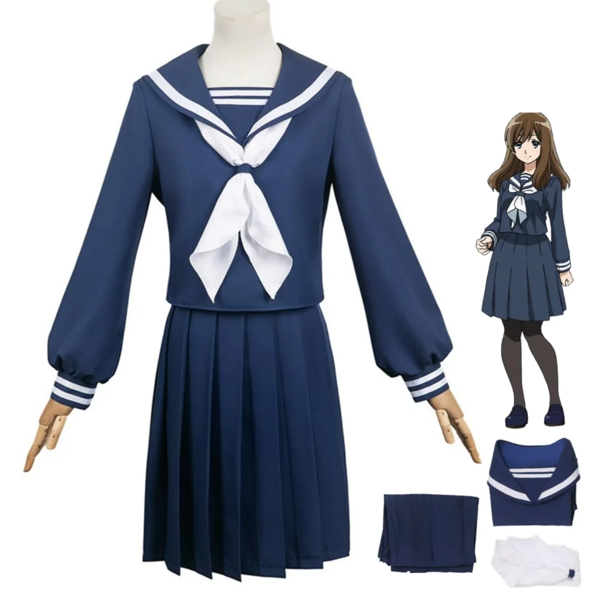 Anime Sound! Euphonium Kuroe Mayu Cosplay Costume Japanese JK School Uniforms Skirt Woman Sexy Kawaii Halloween Campus Suit