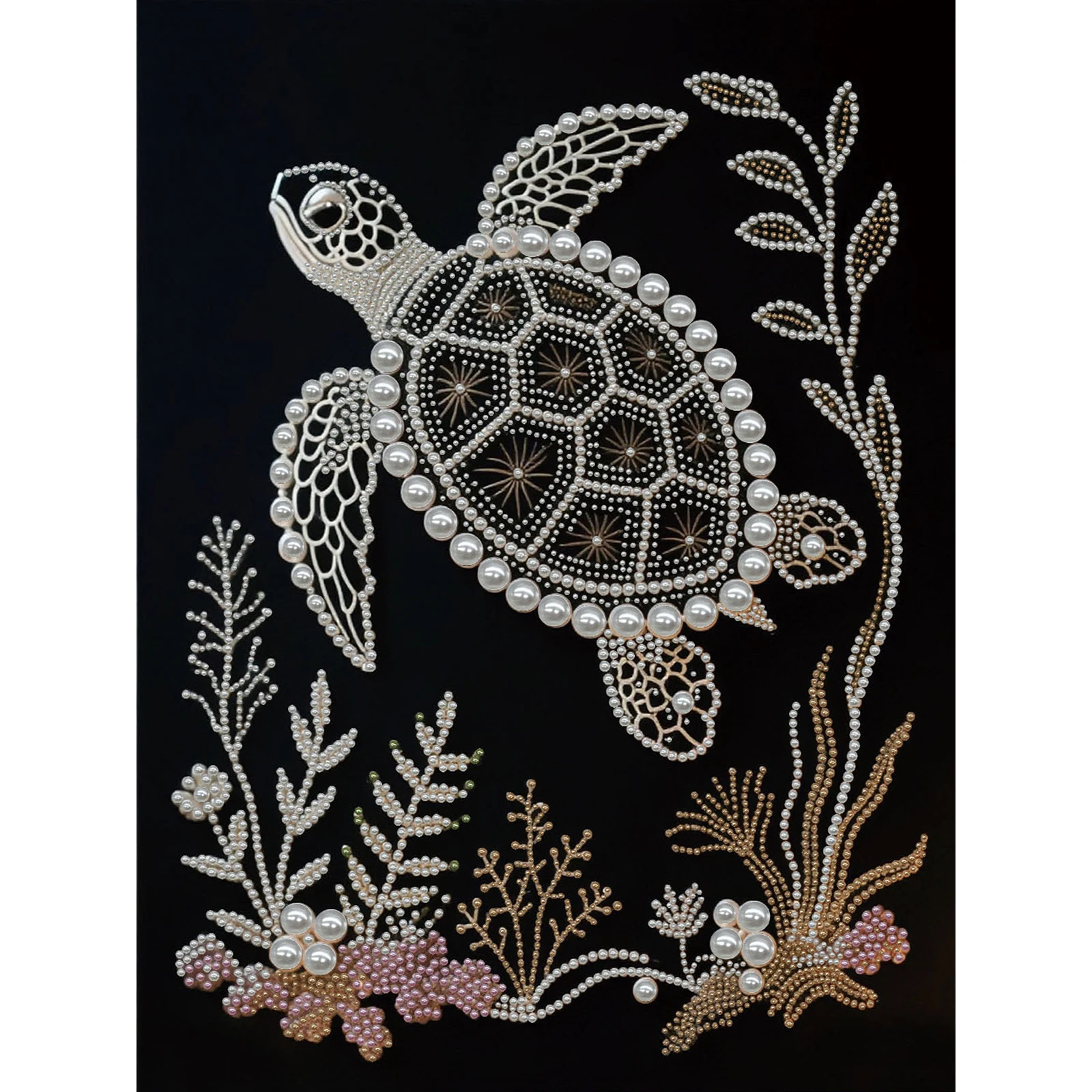 

DIY Pearl Art Painting for Home Wall Decor With Frame 30x40cm (CX309)