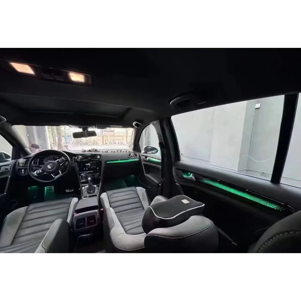 Car Interior Lights Screen Control Ambient Light for 14-21 VW Golf 7 Golf 7.5 Rainbow Scales MK7 Mk7.5
