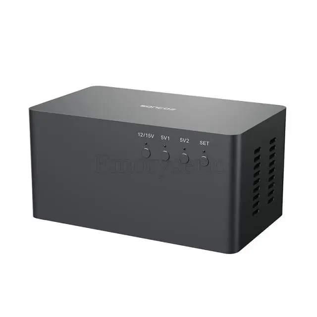 

Soncoz LP1 Ultra-Low Noise Linear Power Supply, HiFi LPS with 12V/15V DC & Dual 5V USB Outputs, for DACs, Headphone Amplifiers