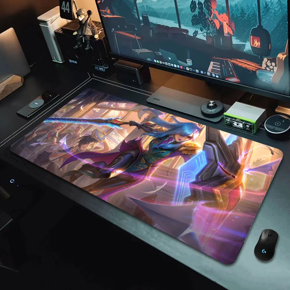 Game League Of Legends Caitlyn Mousepad Large Gaming Mouse Pad LockEdge Thickened Computer Keyboard Table Desk Mat