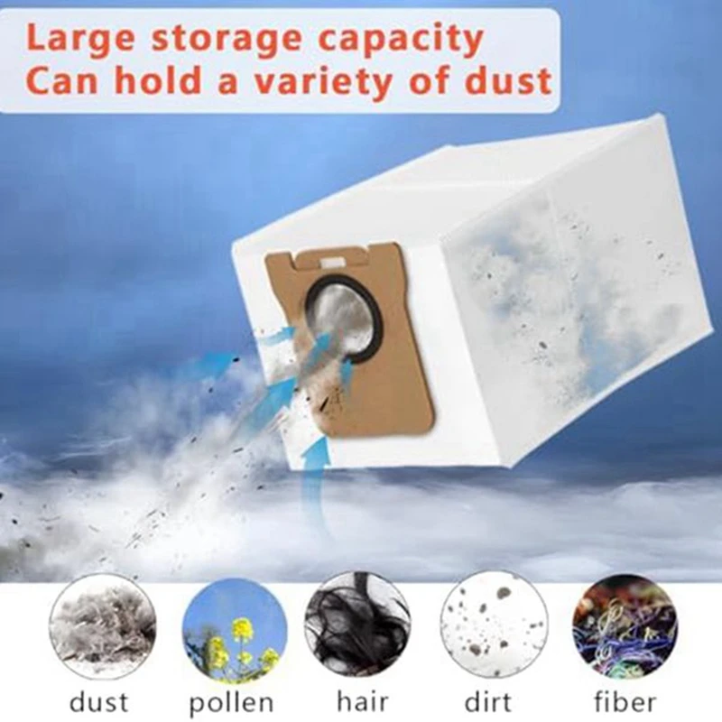 23PCS For Xiaomi Robot Vacuum X10+ X10 Plus B101GL Spare Parts Accessories Main Side Brush Hepa Filter Mop Rag Dust Bag