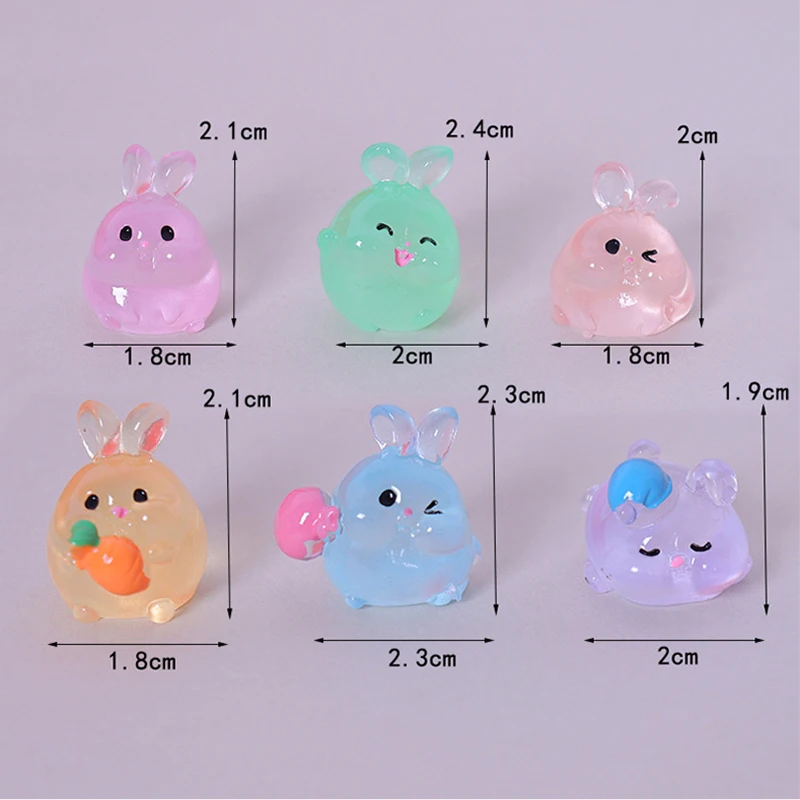 Luminous Cartoon Multi-color Popsicle Cabochon Diy Crafts Materials Kid Handmade Charms