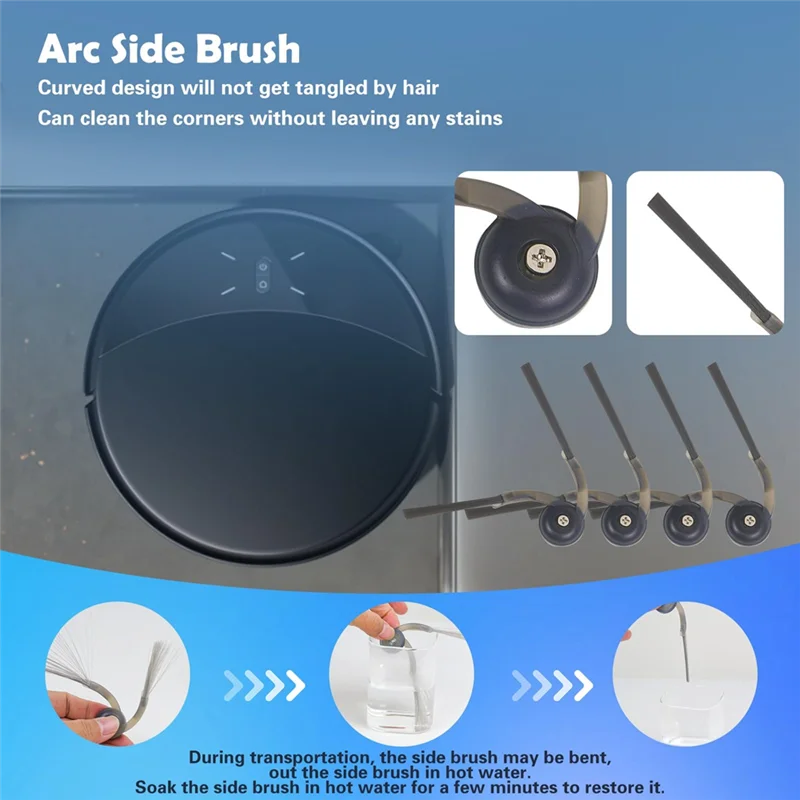 Accessories Part For Roborock Saros 10R Robot Vacuum, Main Brush, HEPA Filters, Side Brushes,Mop Cloth Pads,Dust Bags