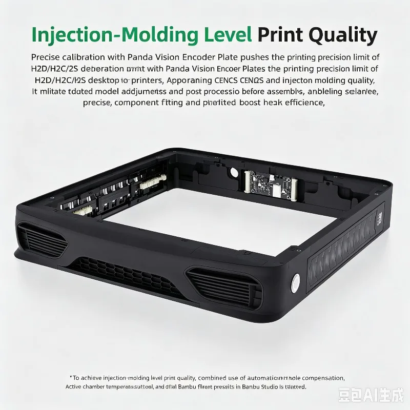 Bambu Lab Original Visual Encoding Plate Accuracy Improvement Calibration 3D Printer Accessories For H2D/H2S/H2C X2D Printing