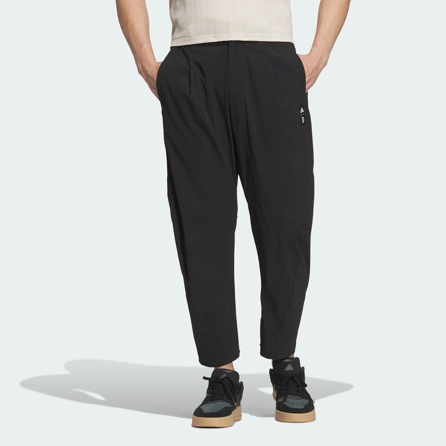 Adidas genuine Wuji series men's woven casual sports cropped pants JI8694