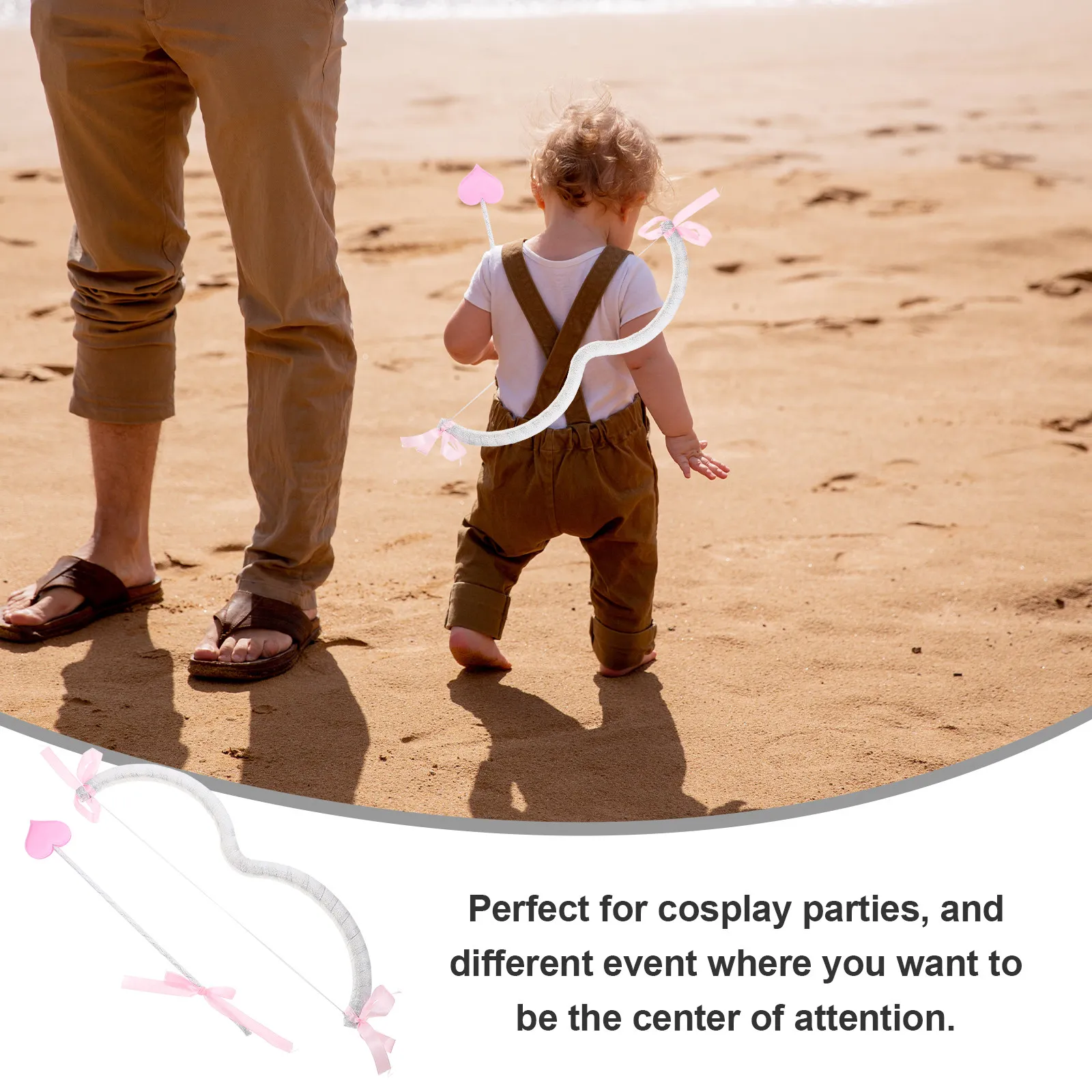 

Набор из 1 комплекта: Лук и стрелы для костюмированной вечеринки на День святого Валентина, декоративный лук Купидона, реквизит для фотосессий, легкий костюмный набор для мероприятий