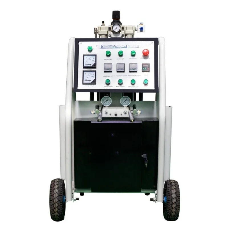 Small polyurethane quantitative casting machine, high pressure pneumatic two-component black and white material spraying