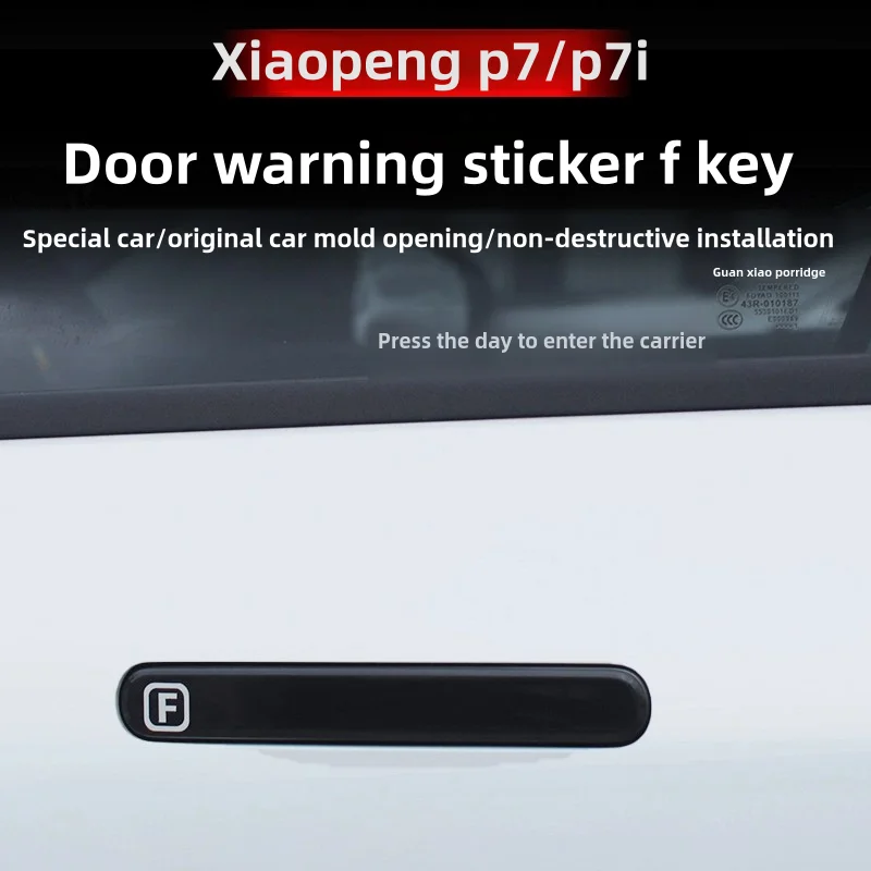 For XPeng P7 P7i 2021-24 Car Exterior Door Handles ABS Exterior Door Handle Pull Protective Cover