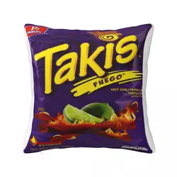Yellow & Purple Takis Snack Kids Packet A Pillow Case