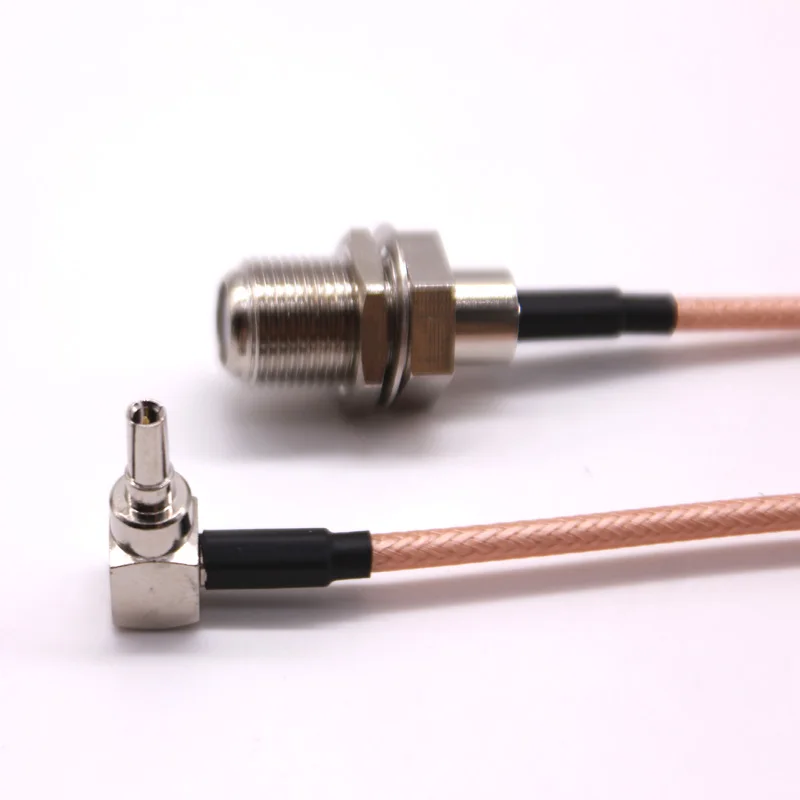 Imagem -04 - Cabo f para Crc9 Fêmea 100 Peças Ângulo Reto para Huawei 3g 4g Cabo Usb Envio Rápido
