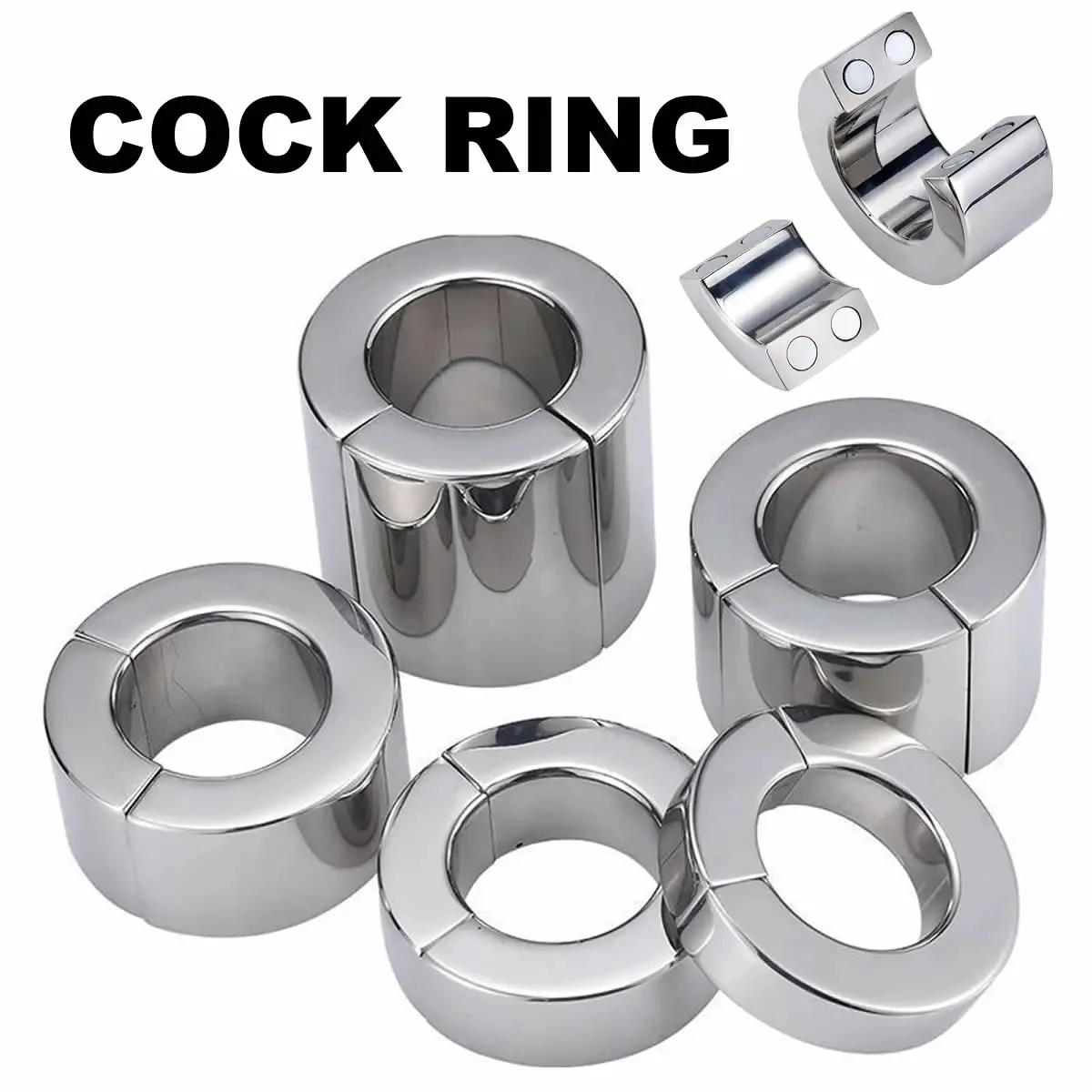 Scrotum Pendant Ball Stretchers Testis Weight Stainless Steel Penis Restraint Cock Lock Ring Cock Ring Penis Restraint  Sex Toy