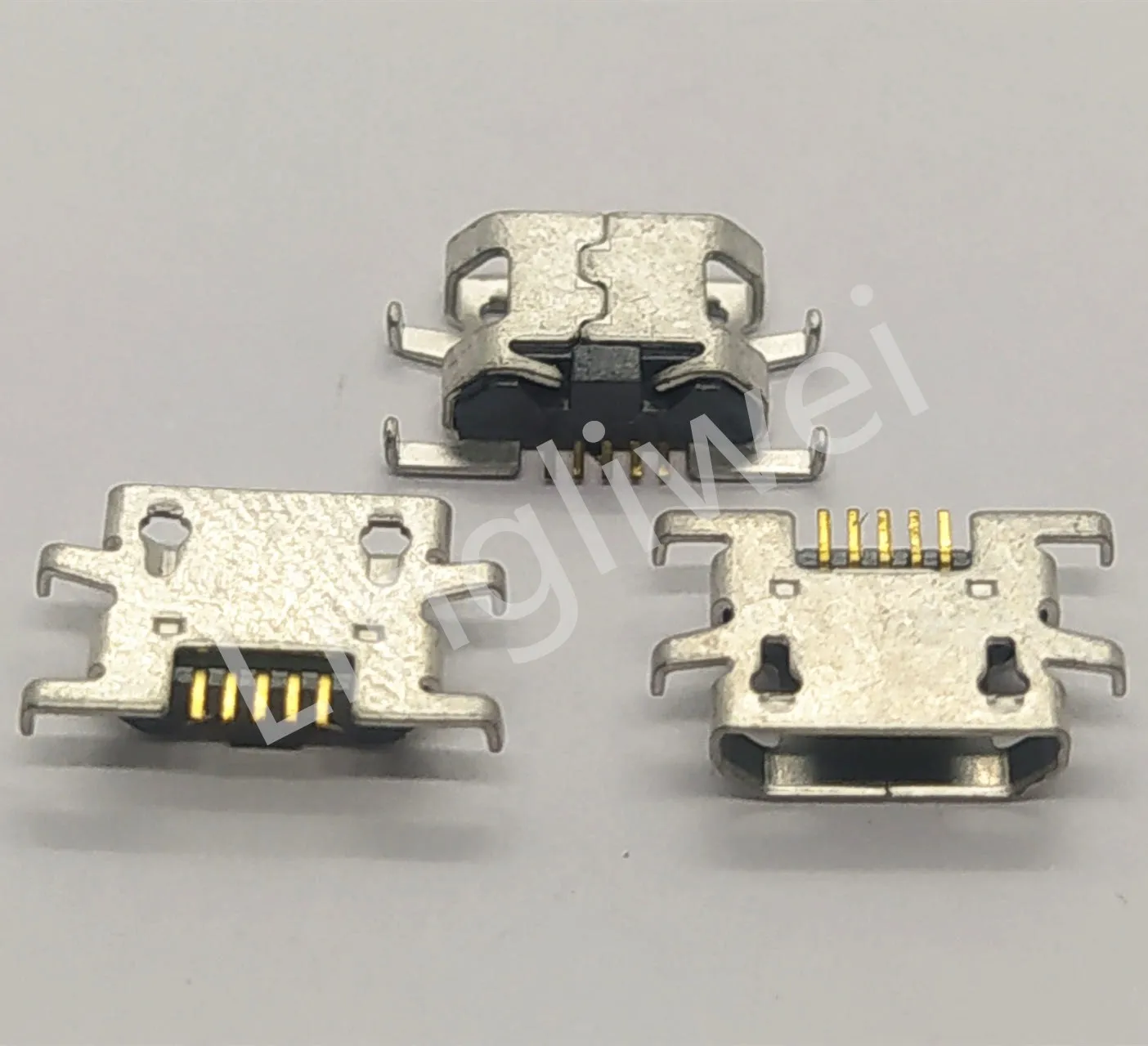 10-100pcs Micro 5Pin USB Charging Port Jack socket charger Connector dock For Sony Xperia M C1904 C1905 Y515 V880 C2004 C2005