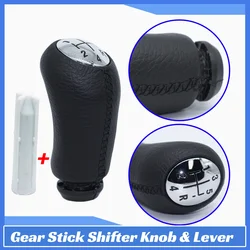 For Dacia Sandero MK1 Megane 2 MK2 Clio III MK3 Sandero Matte MT Gear Shift Knob 5 Speed R Shifter Stick Headball Pen Arm Lever