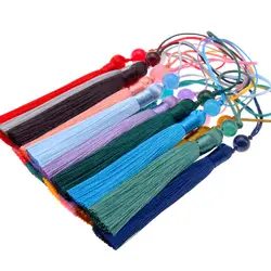 5Pcs 7cm Hanging Rope Silk Tassel For Key Chain Earring Hooks Pendant Decorate Fringe DIY Jewelry Crafts Making Accessories