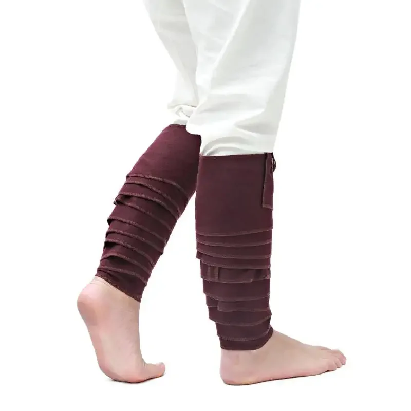 WENAM القرون الوسطى 138 "الساق يلتف للرجال مع دبابيس بروش الفايكنج القراصنة تأثيري حلي التاريخية العجل ضمادة الساق التفاف Winingas