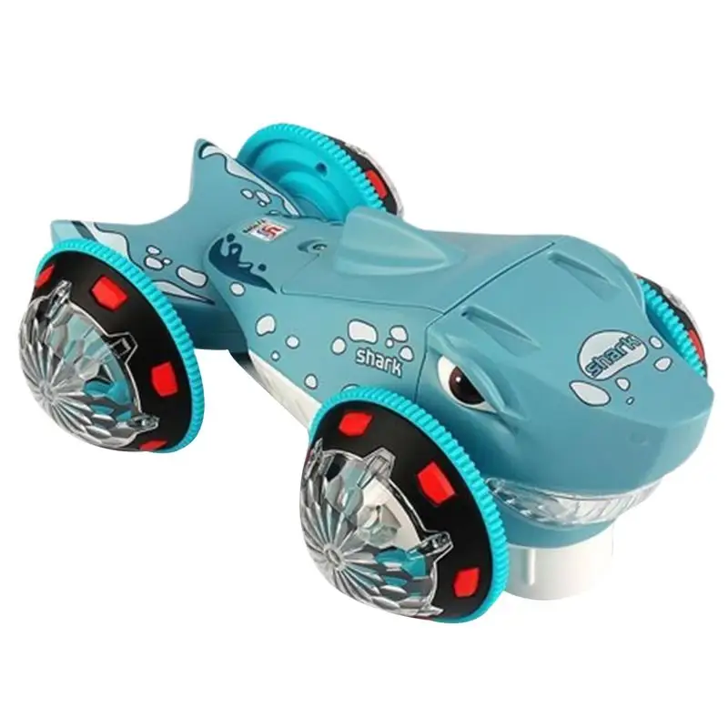 Shark Car For Kids Gear Powered Electric Toys Stunt Car Toy Educational Toys With Lights & Sound Battery Operated Toy Vehicles